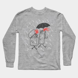 lighters in the rain Long Sleeve T-Shirt